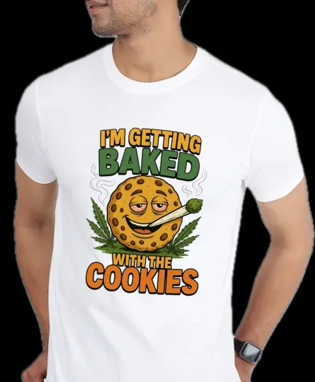 Discover Cookies Bud Smoke Cannabis 420 Maryjane￼Custom T-Shirt Top