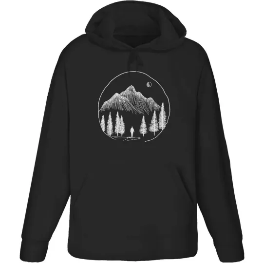 Discover 'Hiking In The Mountains' Adult Hoodie / Hooded Sweater (HO053341)