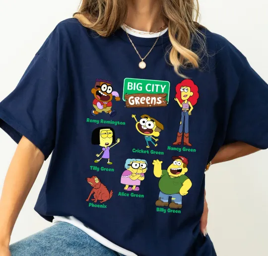 Discover Disney Big City Greens Characters Group Unisex T-Shirt
