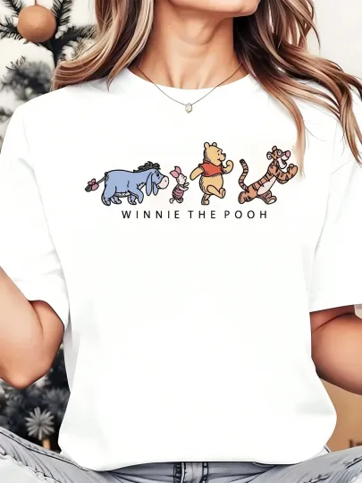 Discover Disney T-Shirt Winnie The Pooh Characters Men Women Unisex #2