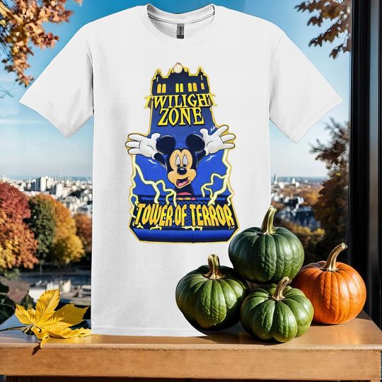 Discover Disney Halloween Mickey Tower of T-Shirt Tshirt T Shirt Hoodie Unisex Men Women Kids (S-5XL) | Gildan Top for Boys & Girls SY166