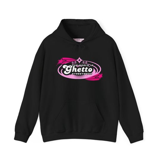 Discover The World Is Ghetto Unisex Heavy Blend Hooded Sweatshirt