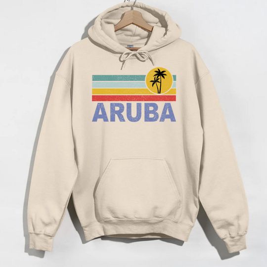 Discover Aruba Vacation Hoodie, Caribbean Family Souvenir