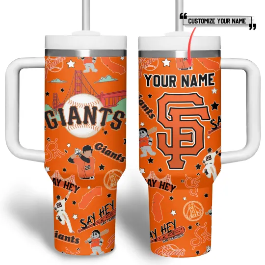 Discover Inspired Baseball Fan Custom Tumbler with Handle 40oz