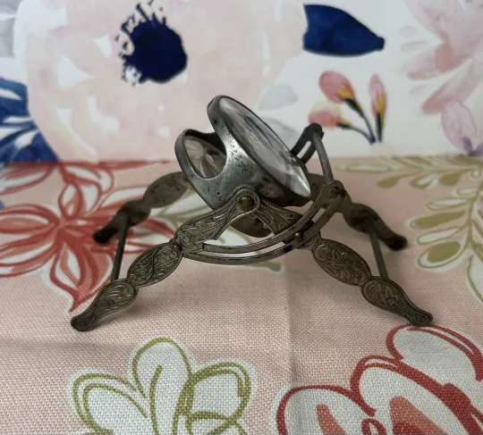 Discover 1877 Laban Heath’s Improved Adjustable Compound Folding Microscope Magnifier