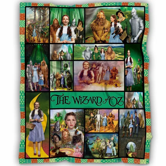 The Wizard of Oz Classic Movie Blanket – Iconic Scenes & Timeless Journey