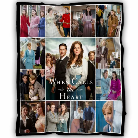 Discover When Calls The Heart Blankets, Elizabeth Thatcher Fleece Sherpa, Erin Krakow