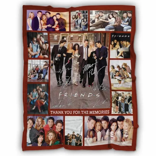 FRIENDS TV Show Blanket, American Sitcom TV series Fleece, Sherpa Blanket Gifts