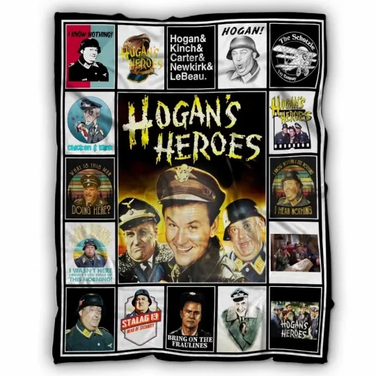 Discover Hogan's Heroes Blankets, German World War II Fleece Sherpa, Bob Crane
