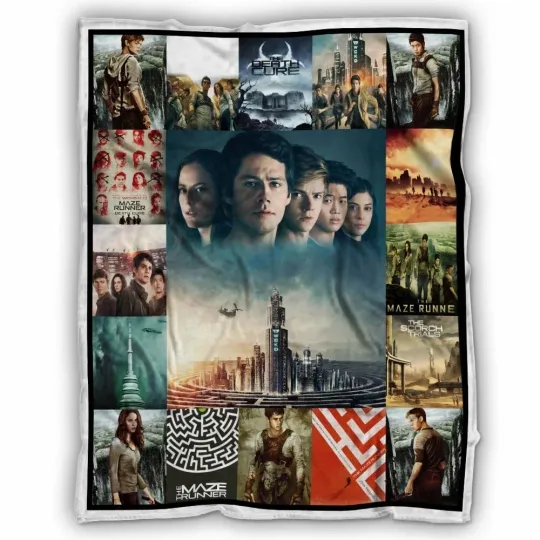 Discover The Maze Runner Blanket, The Maze Runner Movies Fleece, Sherpa Blanket