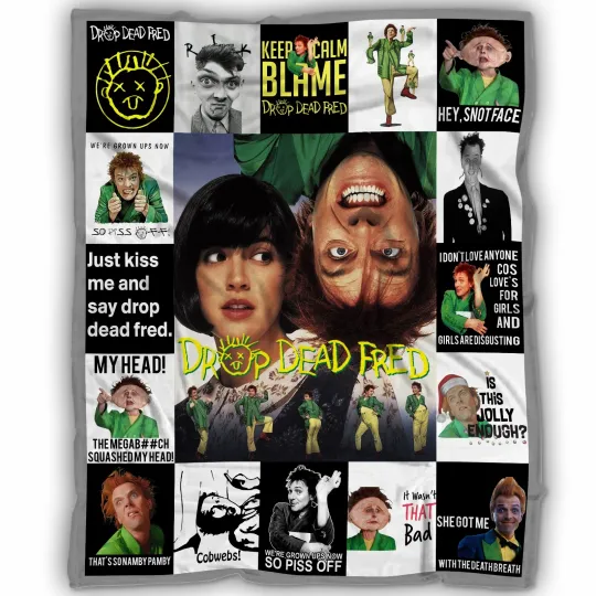 Discover Drop Dead Fred Blanket, Drop Dead Fred Movie Fleece, Sherpa Blanket