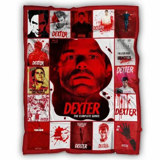Discover Dexter Blanket, Dexter TV Series Fleece, Sherpa Blanket Soft and Cozy