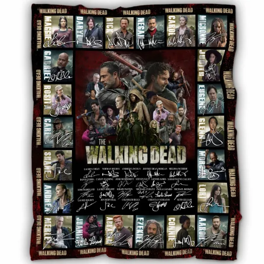 Discover The Walking D Blanket, Horror Movies Fleece, Sherpa Blanket Super Soft Cozy
