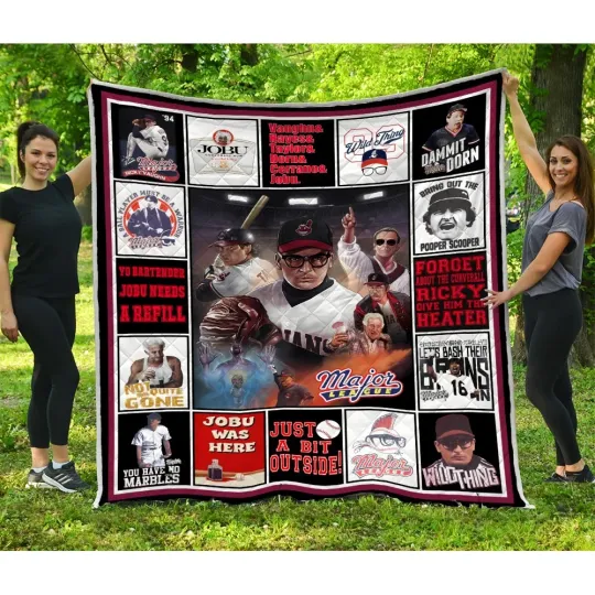 Discover Major League Quilts, Bats and Balls Quilt Blanket Tom Berenger Blanket
