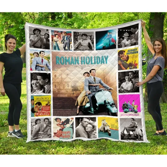 Discover Roman Holiday Quilts, Roman Holiday Quilt Blanket Audrey Hepburn