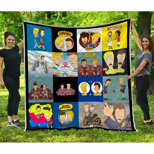 Discover Beavis and Butt-Head TV Series Quilt, Beavis and Butt-Head Quilt Blanket Gifts