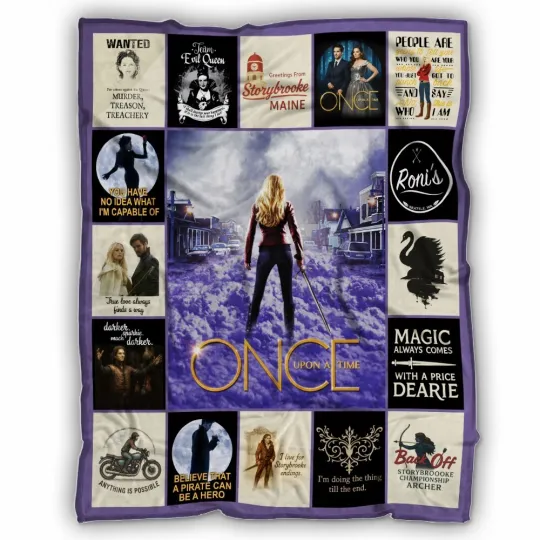 Discover Once Upon A Time Blankets, Storybrooke Fleece, Sherpa Blanket, Ginnifer Goodwin
