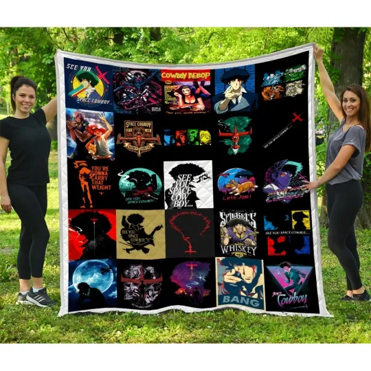 Discover Cow Bebop Quilts, Anime TV Series Quilts Blanket Bounty hunters