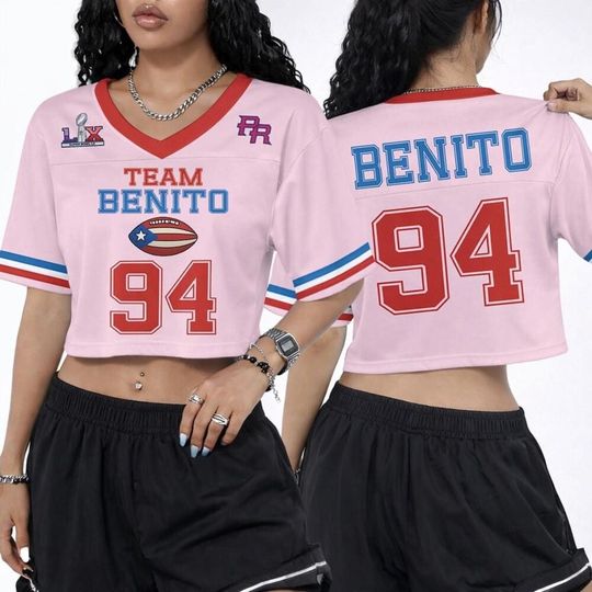 Discover Benito Bowl Football Jersey Benito Croptop Jersey Team Benito Jersey Football Game Day Shirt