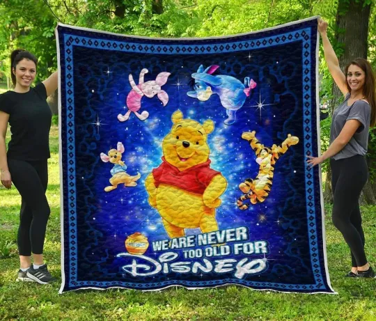 Discover We Are Never Too Old For Pooh Quilt, Winnie The Pooh Quilt Blanket