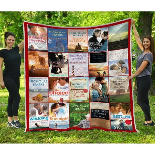 Discover Nicholas Sparks Quilts, Nicholas Sparks Books Quilt Blanket Soft and Cozy