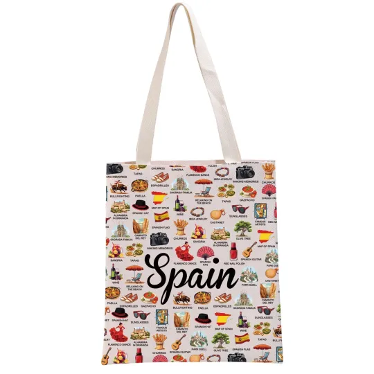 Discover Spain Lover Gift Spain Travel Tote Bag Spanish Culture Handbag Spain Tourism ...