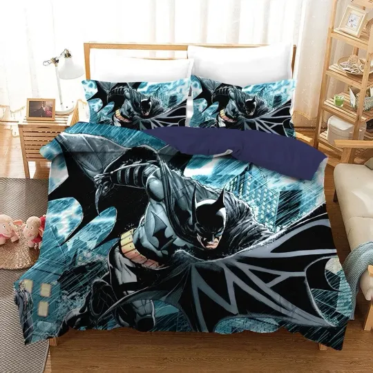 Batman Bedding Set Quilt Duvet Cover Set for Single