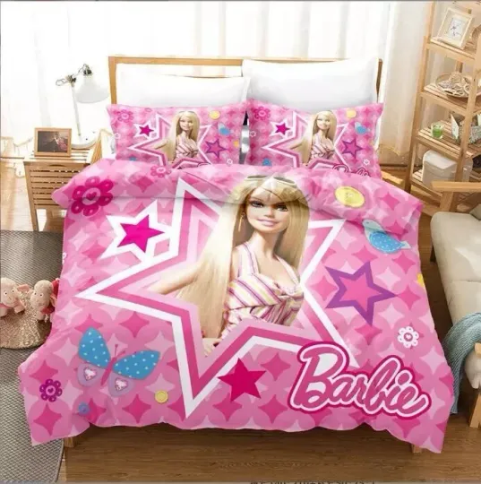 Discover Barbie Doll Quilt Doona Duvet Cover Set AU Single Double Queen  SYDNEY STOCK
