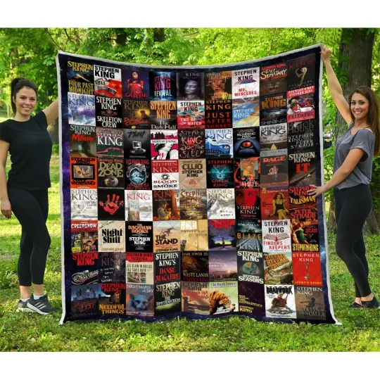 Stephen King Quilts, Stephen King Halloween Horror Movie Quilt Blanket