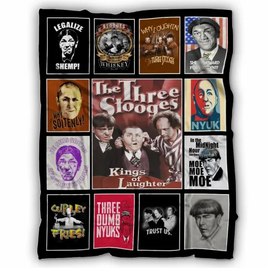 Discover The Three Stooges Blanket, The Three Stooges Movie Fleece, Sherpa Blanket