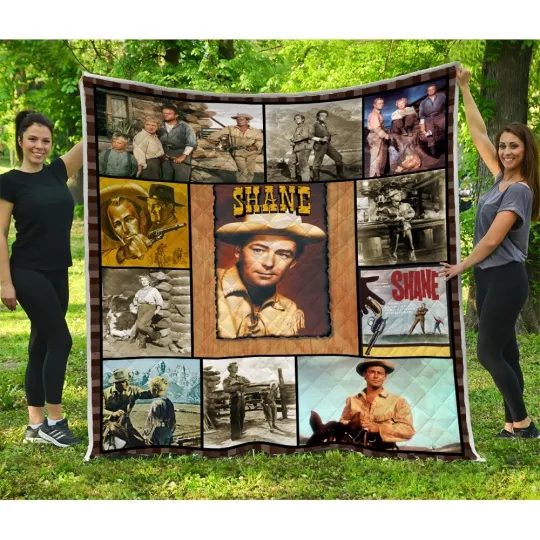 Discover Shane 1953 Movie Quilts, Classic Movies Quilt Blanket Soft and Cozy Luxury