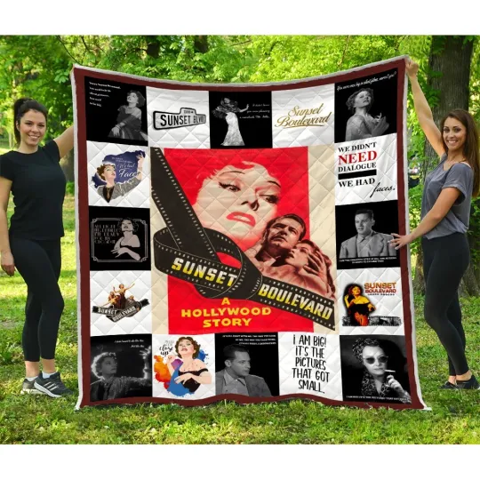 Discover Sunset Boulevard Quilts, Sunset Boulevard Classic Movie Quilt Blanket Gifts