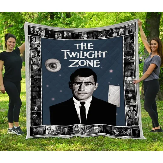 Discover The Twilight Zone Quilt, Science Fiction Horror TV Series Quilt Blanket