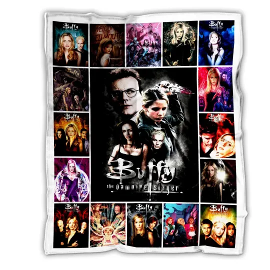 Discover Buffy the Vampire Slayer Blanket, TV Series  Fleece, Sherpa Blanket
