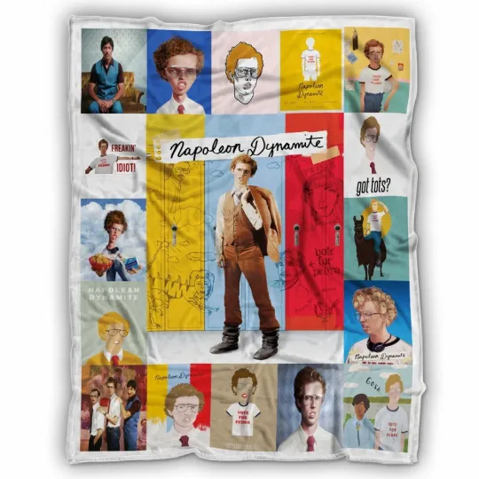 Discover Napoleon Dynamite Blanket, Kip Dynamite Uncle Rico Quilts Blanket Soft and Cozy
