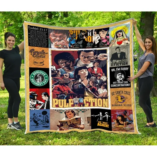 Discover Pulp Fiction Quilts, Pulp Fiction Movie Quilt Blanket, John Travolta Blanket