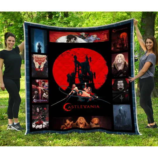 Discover Castlevania Quilts, Vampire Hunter Quilt Blanket Gothic Horror