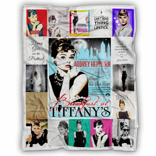 Discover Audrey Hepburn Blanket, Audrey Hepburn Movies Fleece, Sherpa Blanket