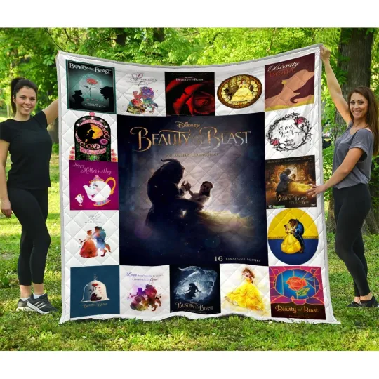 Discover Beauty and the Beast Quilts, Beauty and the Beast Movies Quilt Blanket