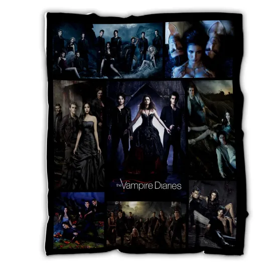 Discover The Vampire Diaries Blankets, The Vampire Diaries Movie Fleece, Sherpa Blanket