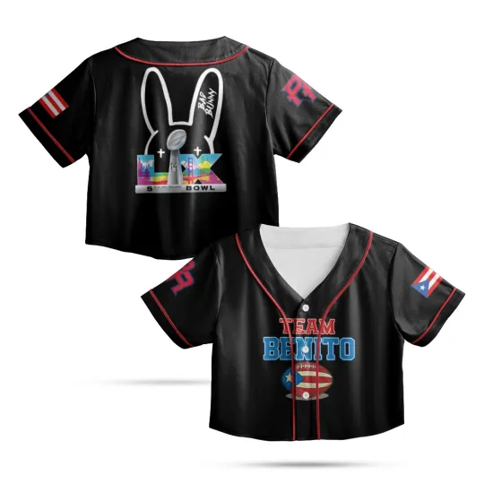 Discover Classic Team Benito Baseball Jersey, Puerto Rico Flag Print Sports Top, Benito