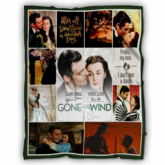 Discover Gone With The Wind Blanket, Classic Movies Fleece, Sherpa Soft and Cozy