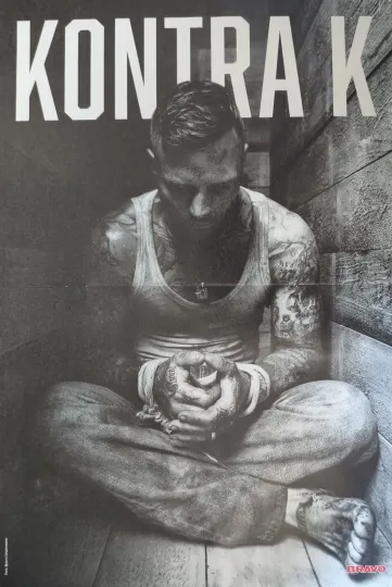 Discover KONTRA K A3 Poster - German Rapper Fan Merch Premium Matte Vertical Poster