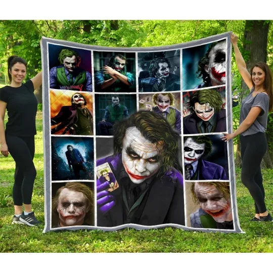 Joker Quilt, The Dark Knight Quilt Blanket Soft and Cozy Luxury