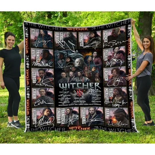 Discover The Witcher Quilt, The Witcher TV Series Quilt Blanket Geralt of Rivia