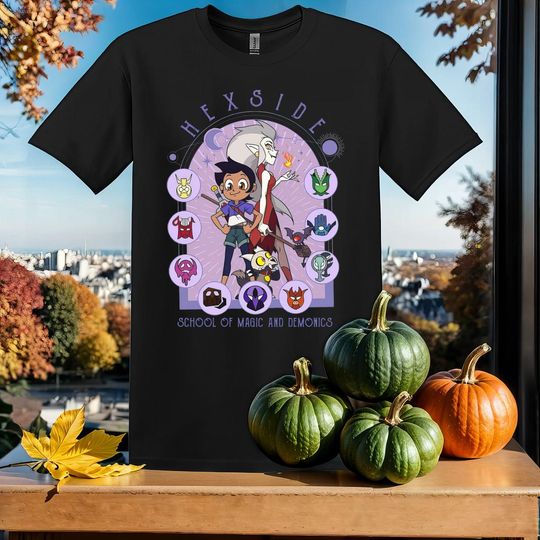 Discover Vintage Disney The Owl House T-Shirt Tshirt T Shirt Hoodie Unisex Men Women Kids (S-5XL) | Gildan Top for Boys & Girls SY845