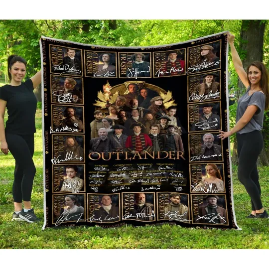 Discover Outlander Quilt, Outlander TV Series Quilt Blanket Jamie Fraser Super Soft Cozy