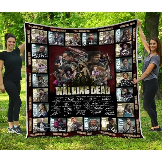 Discover The Walking D Quilts, Horror Movies Quilts Blanket Soft and Cozy Luxury