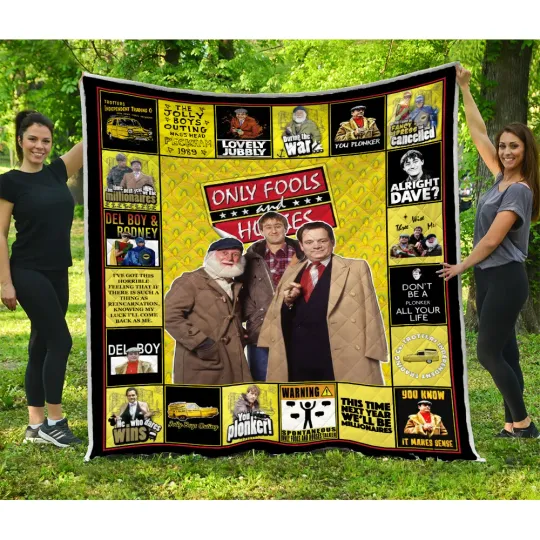 Discover Only Fools And Horses Quilts, Lovely Jubbly Quilt Blanket Soft and Cozy Luxury
