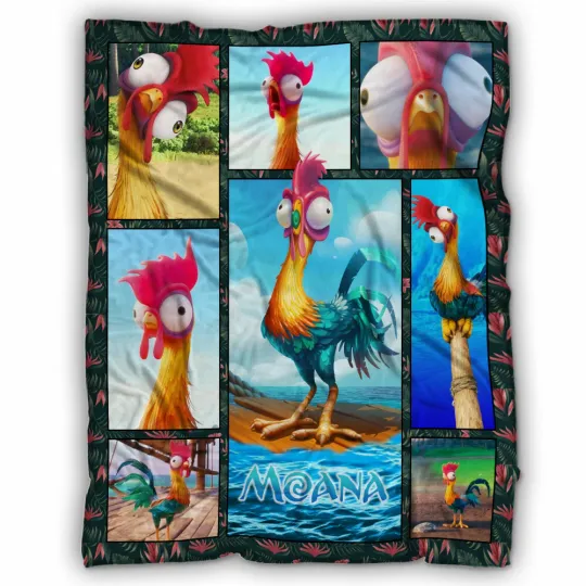 Discover Hei Hei Chicken Blanket, Moana Hey Hey Chicken Fleece Blanket Moana Movies